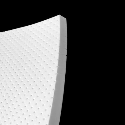 Anti-rétrécissement CO2 mousseuse feuille de mousse TPU poreuse légère pour la doublure des chaussures