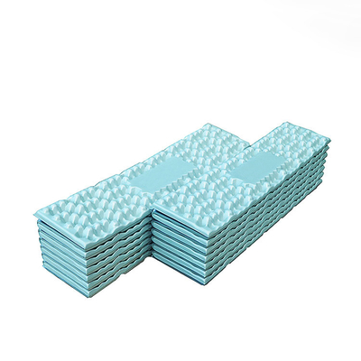 Tissu de camping en mousse en plein air, coussin de couchage en mousse sac à dos Conception de nid d' œufs hexagonal