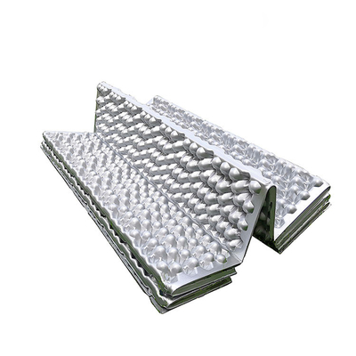 Tissu de camping en mousse en plein air, coussin de couchage en mousse sac à dos Conception de nid d' œufs hexagonal
