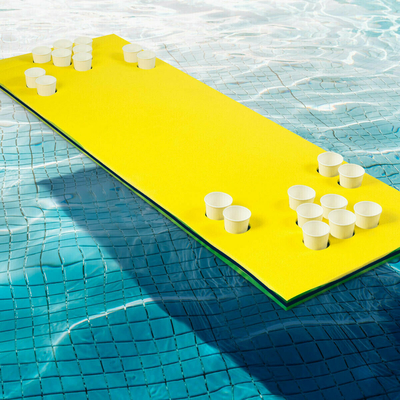 1m*2m Tapis de natation flottant perforé en mousse
