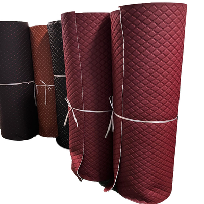 PVC Broderie synthétique Couverture en cuir pour tapis de sol de voiture Support de rouleau sur mesure