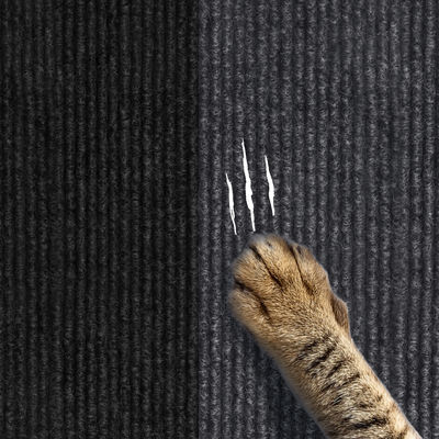 Non chat de glissement grattant le tapis auto-adhésif réglable pour la protection de chevet