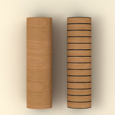 Panneaux en bois flexibles auto-adhésifs de gril de grain pour le petit décor de lieux publics