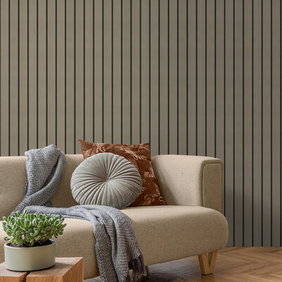 Panneau de grille d'autocollant de papier peint de PVC de couche d'IXPE de preuve de collision pour le décor d'hôtel