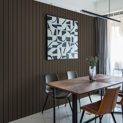 Panneau de grille d'autocollant de papier peint de PVC de couche d'IXPE de preuve de collision pour le décor d'hôtel