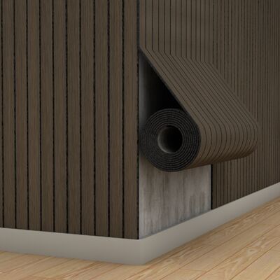 Panneaux muraux en bois mou de lattes avec la couche de mousse d'IXPE pour le décor à la maison de bien-être