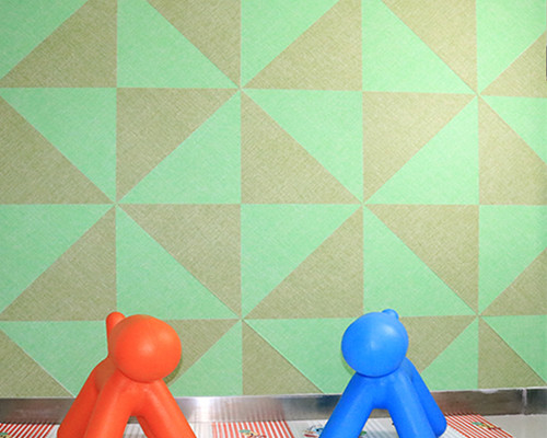 Affichage du papier peint en mousse 3D anti-encrassement pour le restaurant de bureau