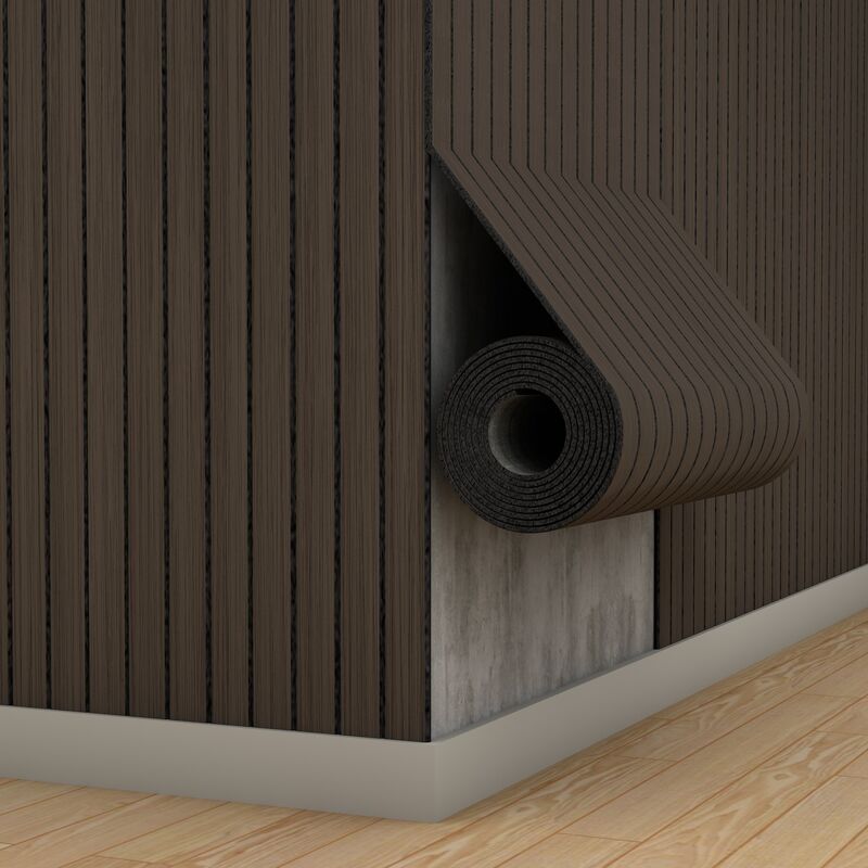 Papier peint mou résistant aux taches de panneau de grille de lamelle d'IXPE pour le décor d'immeuble de bureaux